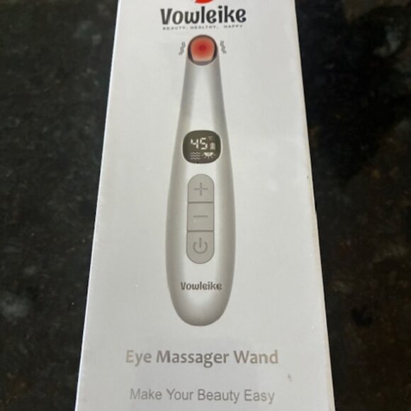 Vowleike Light 98°F to 113°F LCD Display Eye Massager for Dry Eyes, Dark Circles - Picture 2 of 7